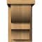 Ekena Millwork Ridgewood Smooth Corbel w/Backplate, Western Red Cedar, 7 1/2"W x 12"D x 12"H COR08X12X12RID01SWR - alternate 2